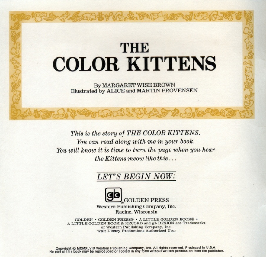 The Color Kittens (02),绘本,绘本故事,绘本阅读,故事书,童书,图画书,课外阅读